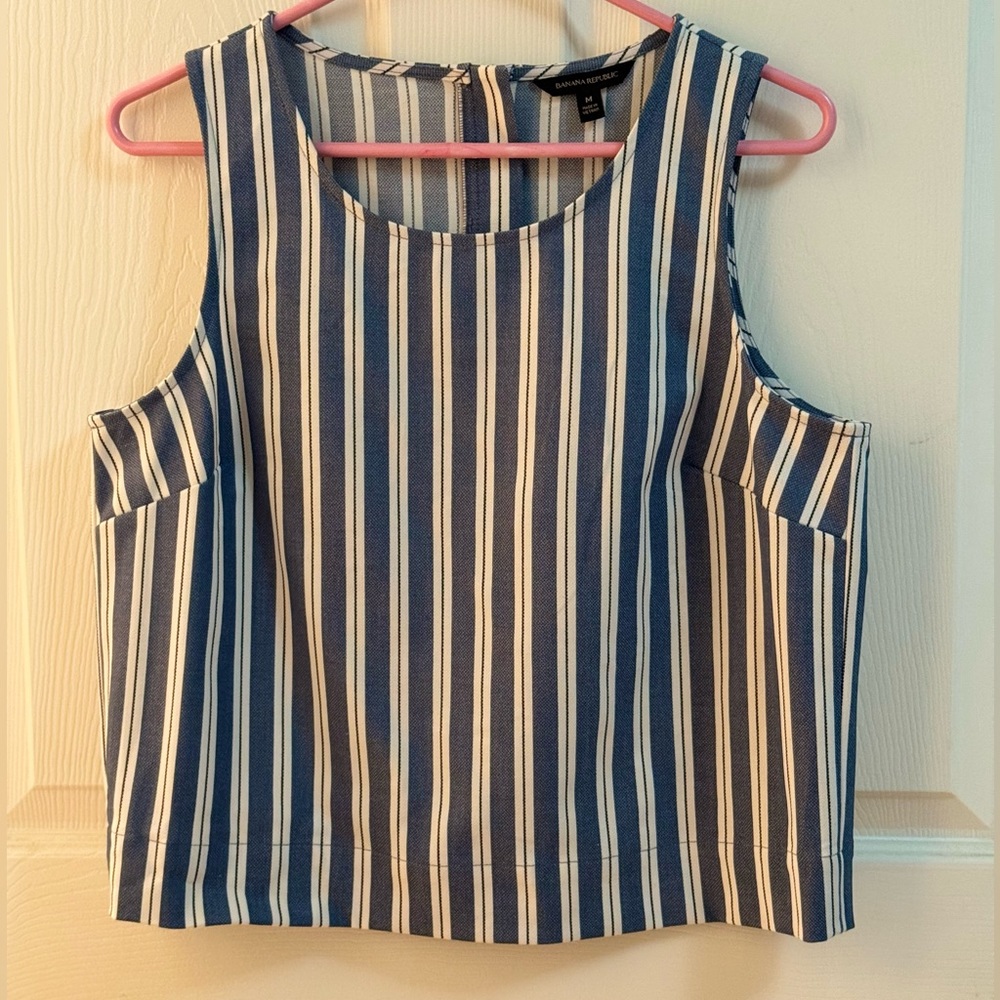 Banana Republic Button Back Sleeveless Top